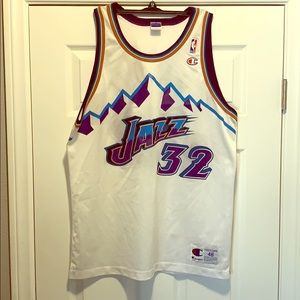 Champion Utah Jazz Carl Malone Basketball Jersey